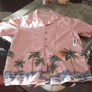 OLD Navy Summer Button Up Shirt
